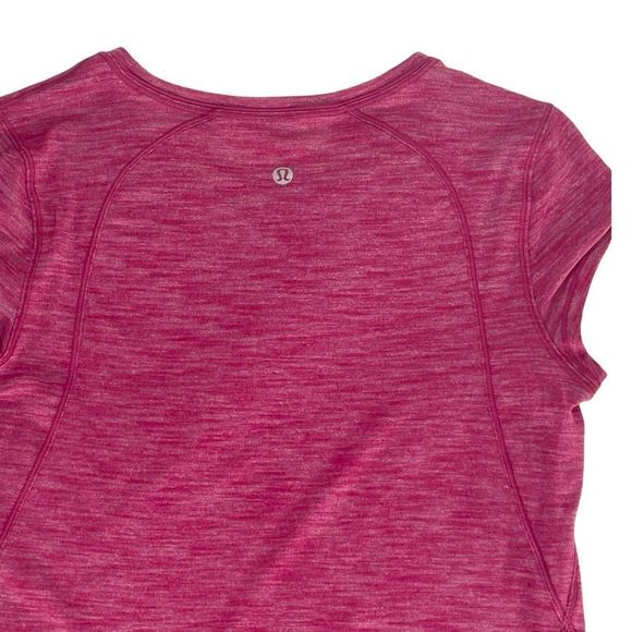 Lululemon Another Mile Short Sleeve - Heathered Violet Red - Picture 11 of 11